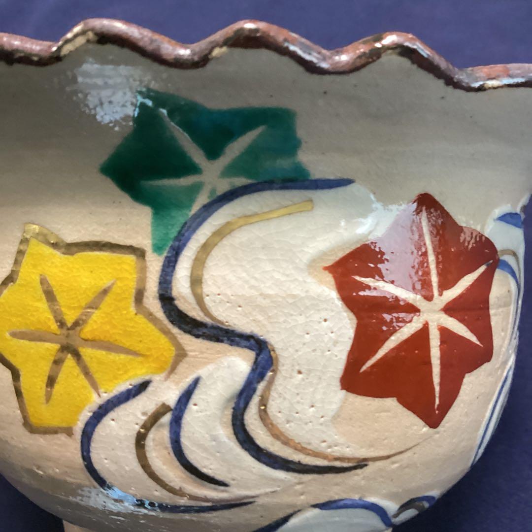 京焼乾山写流水に紅葉向付10客　　新品未使用