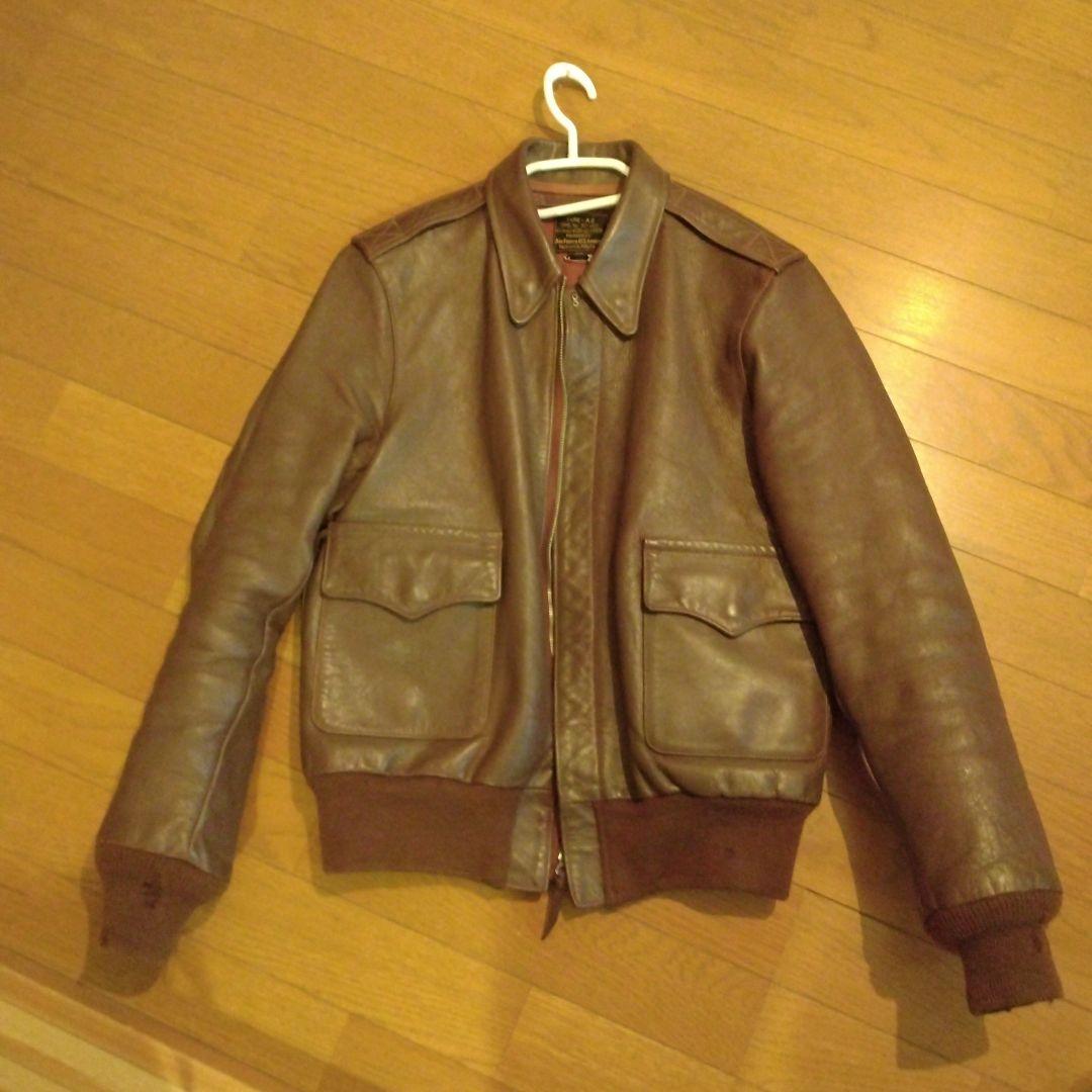 リアルマッコイズ　A2 　フライトジャケット ブラウン