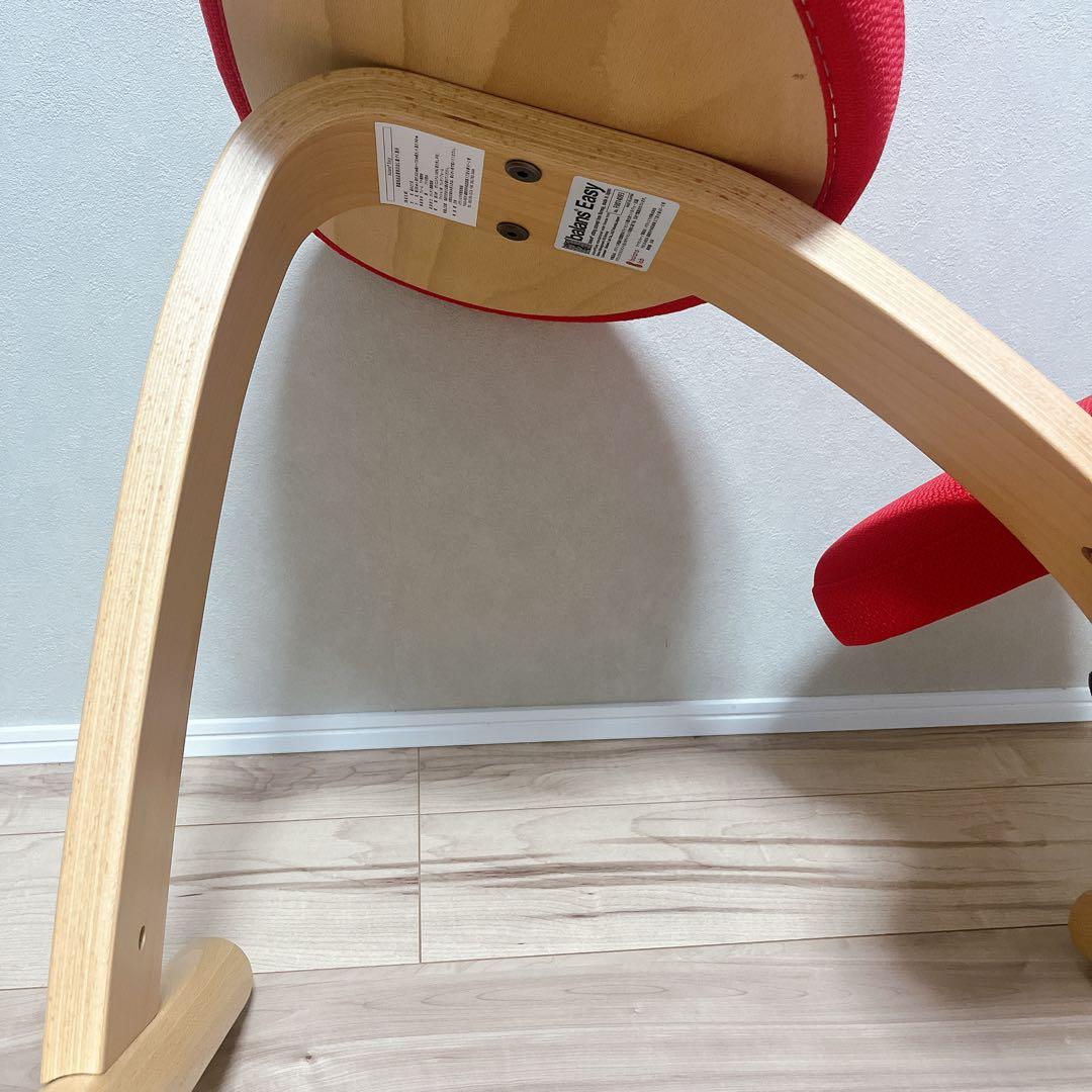 【極美品】バランスイージー バランスラボ (旧サカモトハウス) 学習椅子　レッド