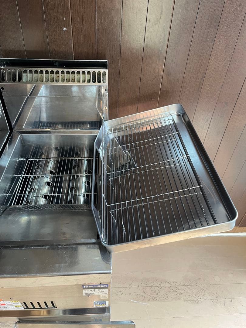 別売りザル二個付★マルゼン★MARUZEN★MGF-CE12★LPガス★