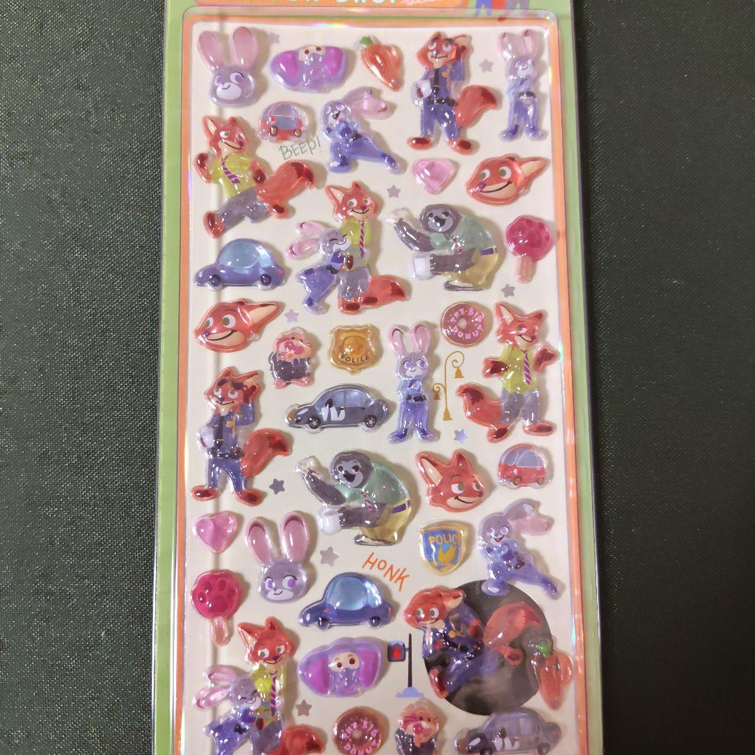 正規品 ボンボンドロップシール ディズニー 6種 ズートピア クラシック他