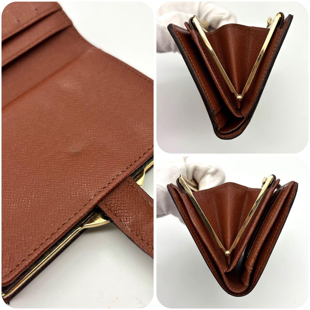 【極上美品】ルイヴィトン モノグラム ポルトフォイユ ヴィエノワ がま口財布