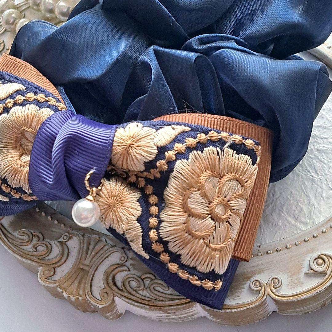 紅茶 様お取引中⭐3212⭐❣️大人可愛い華やかアクセ❣️オリジナル✴インド刺繍