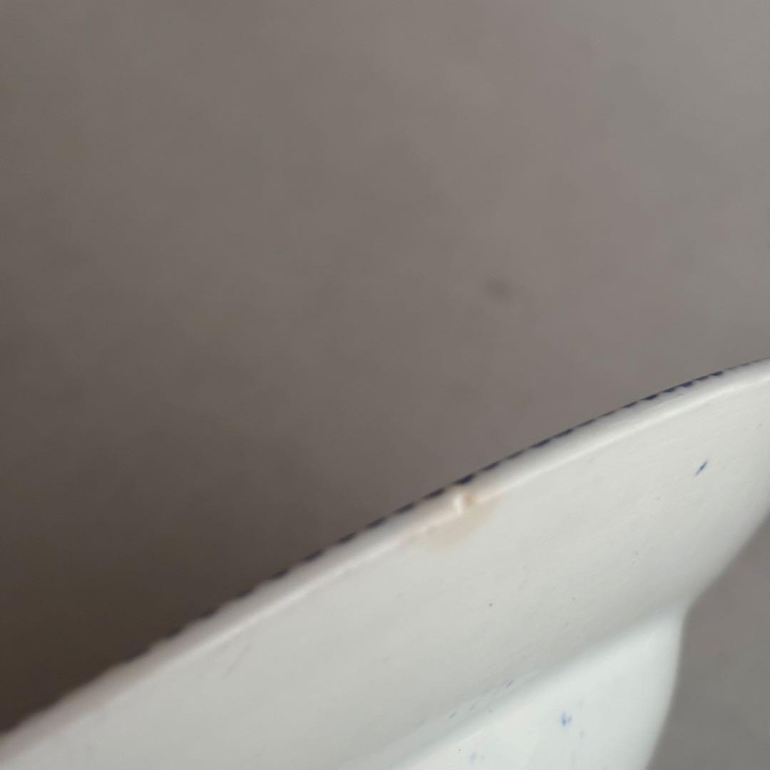 フランスアンティーク リュネヴィル ブルーの紋章 スーププレートB