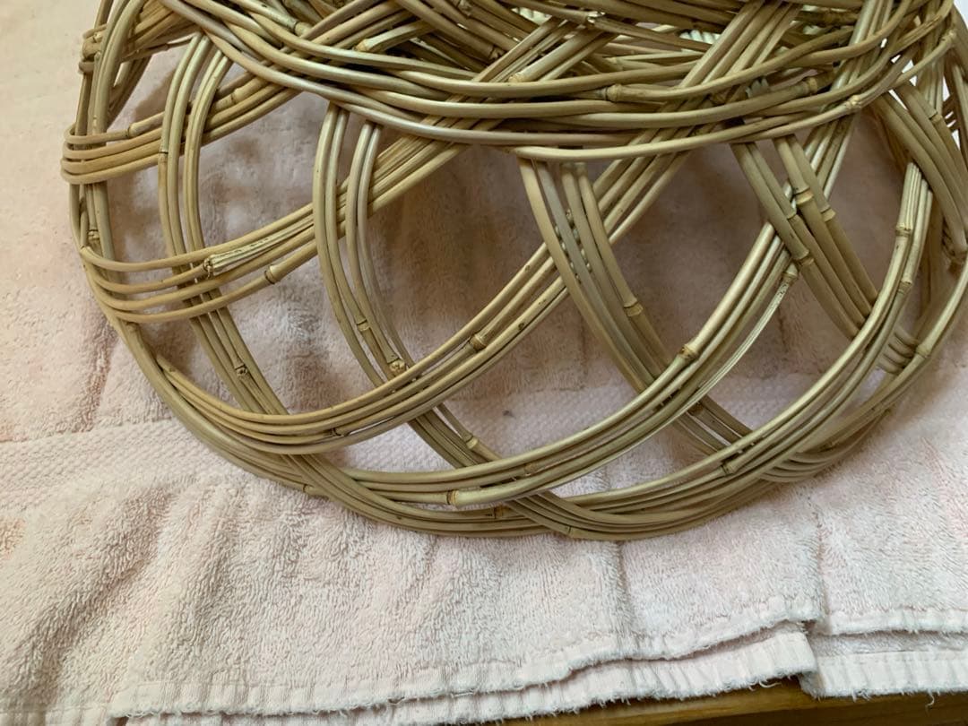 竹かご　虎竹　洗濯籠　特大