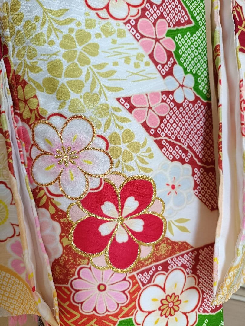 式部浪漫☆新品刺繍入着物☆作り帯フルセット