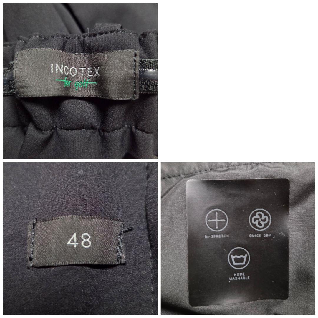 【美品】インコテックス　for golf　シャーリング　ドローコード　48　春夏