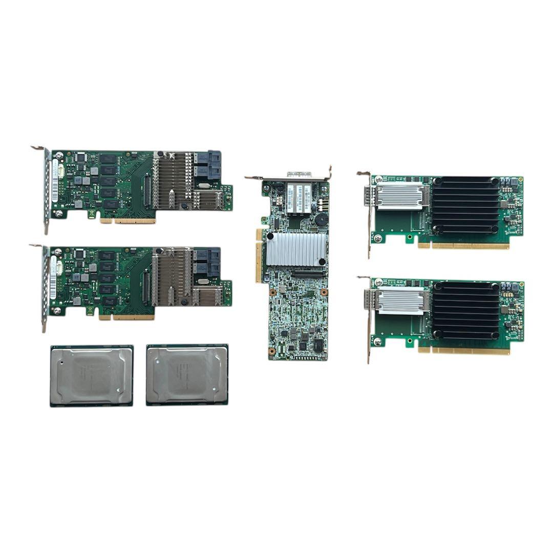 Fujitsu PCIe カード 5枚 + Xeon CPU 2基 セット