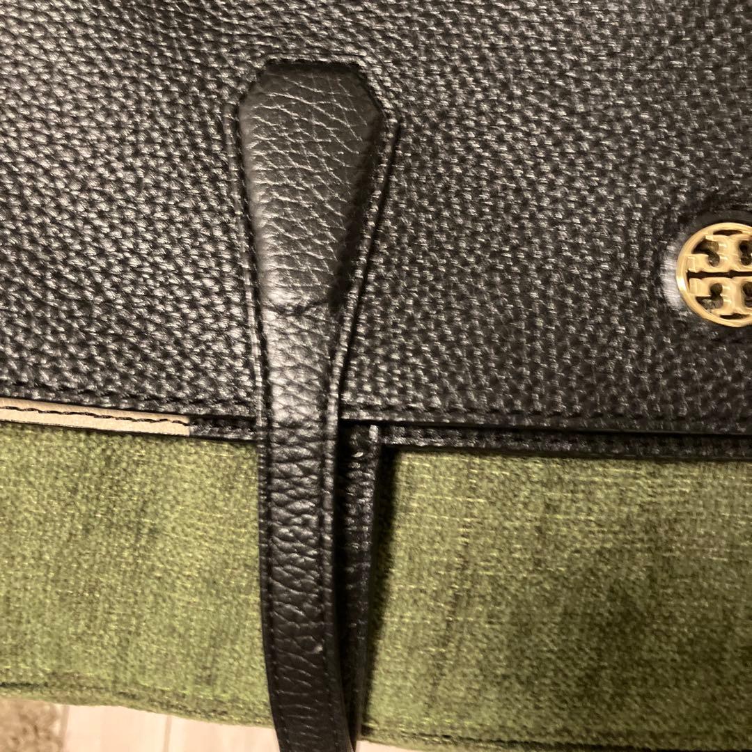 【美品】Tory Burch ブラックトートバッグ