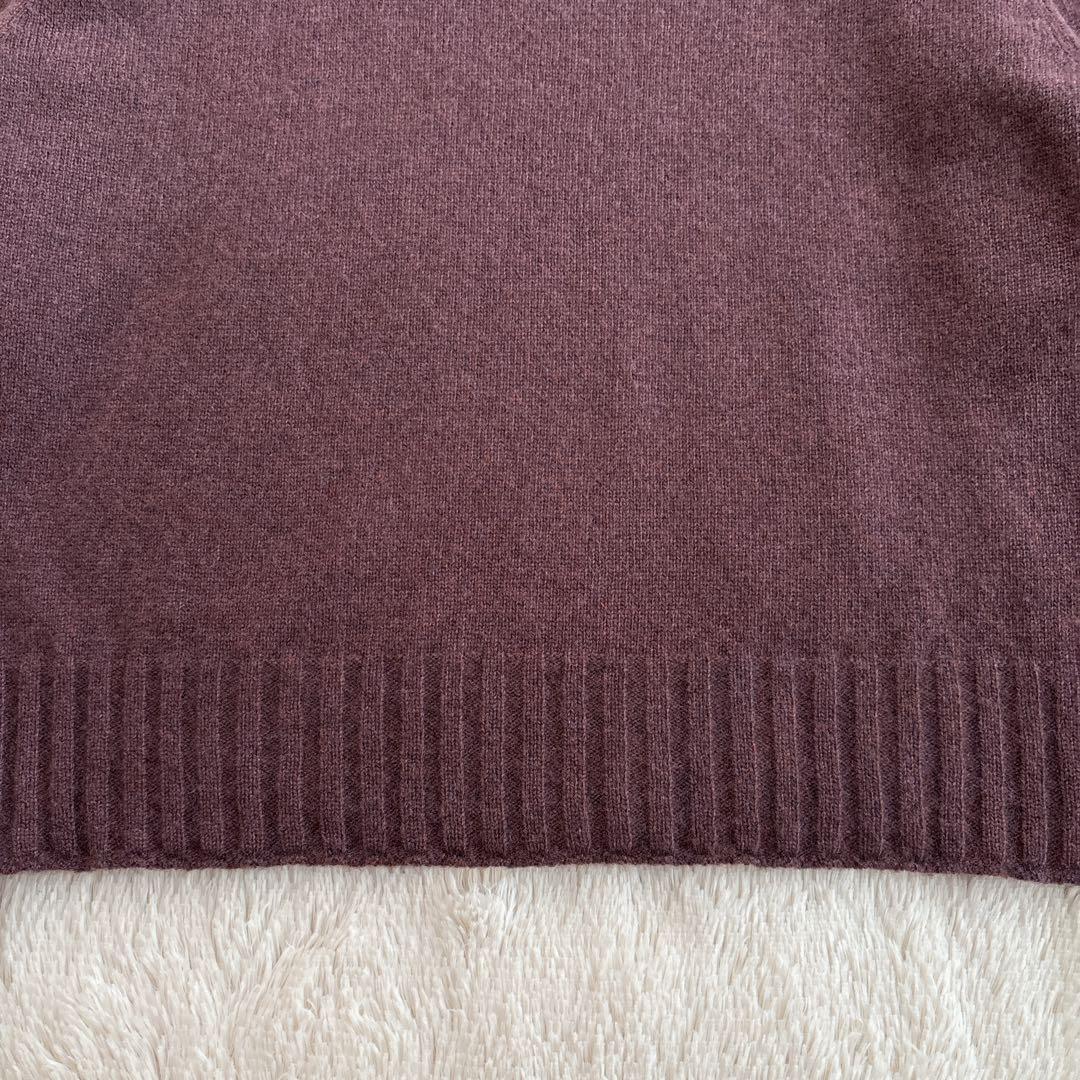 美品✨MARGARET HOWELL カシミヤ ウール　モックネック ニット