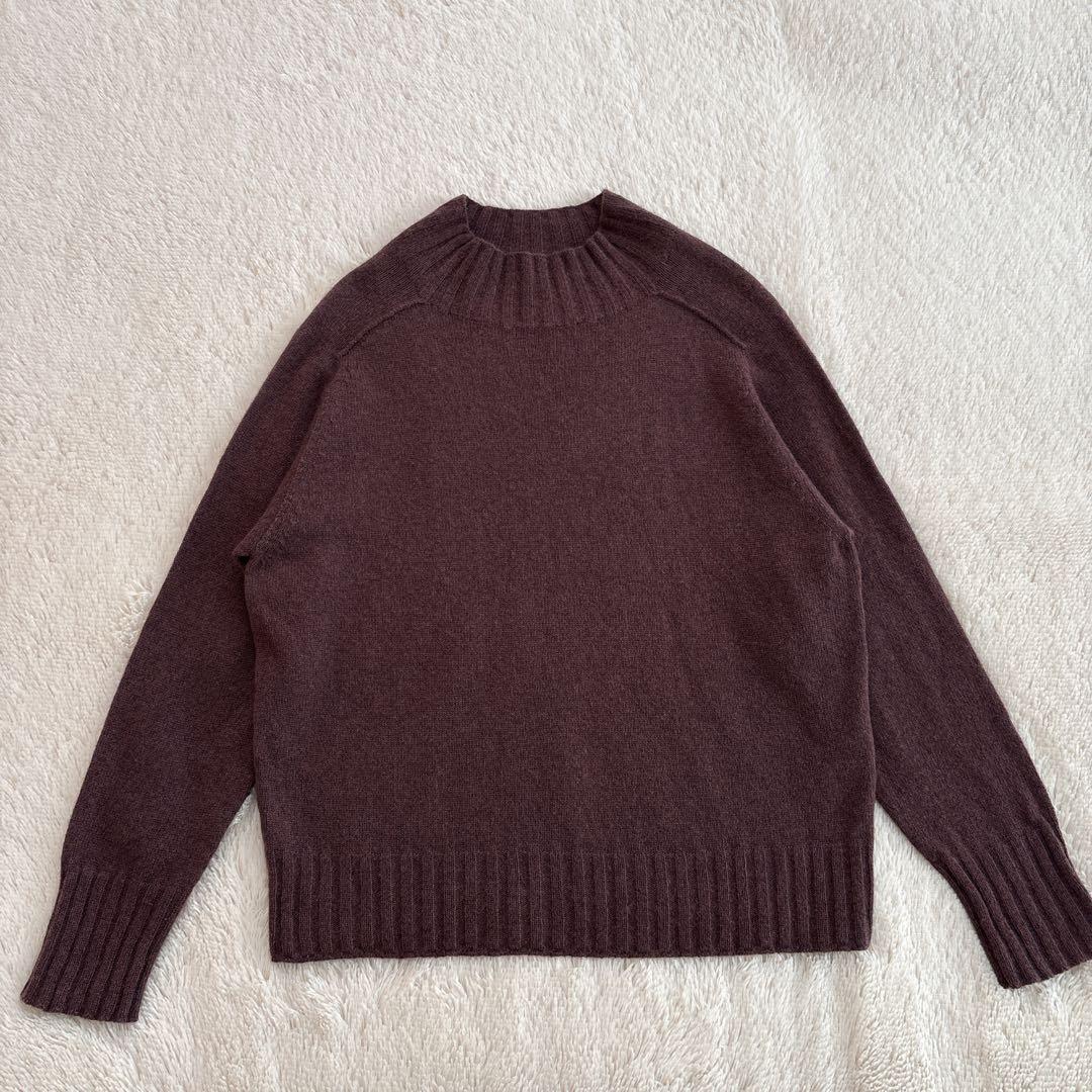 美品✨MARGARET HOWELL カシミヤ ウール　モックネック ニット