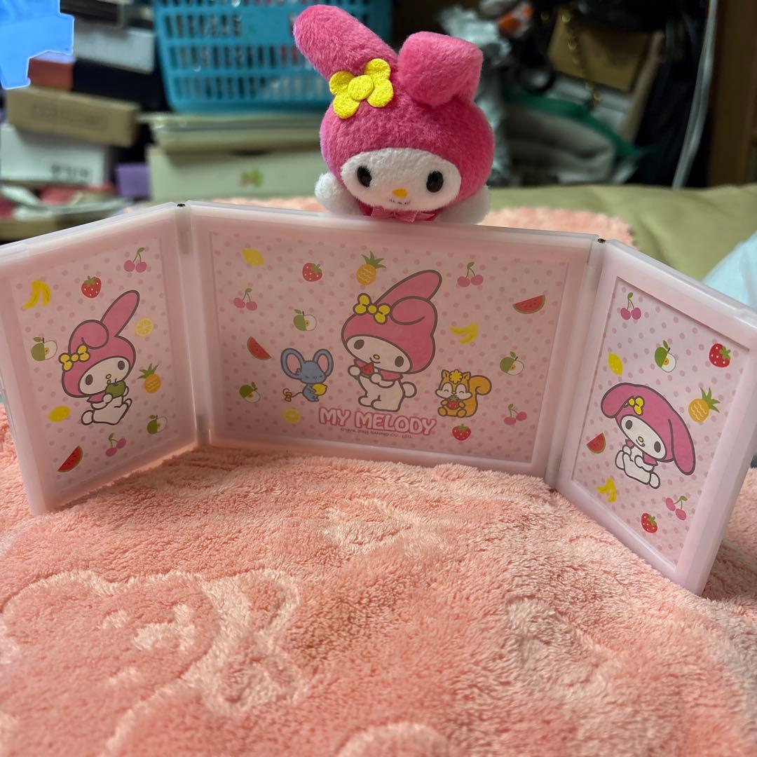 マイメロディ 三つ折りフォトフレーム