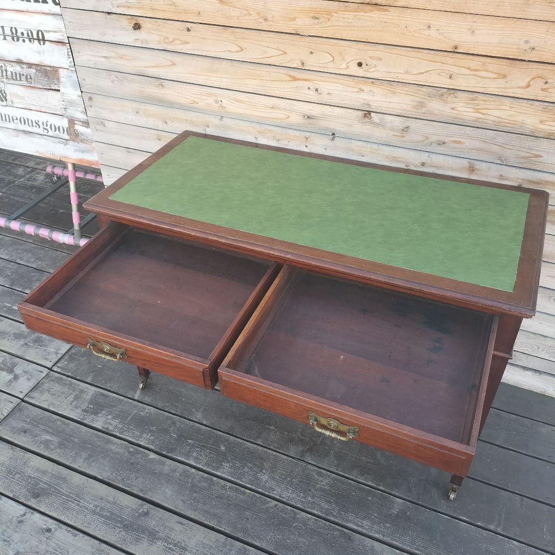 M♦Sale東名 レザートップ ライティング キャスター付き