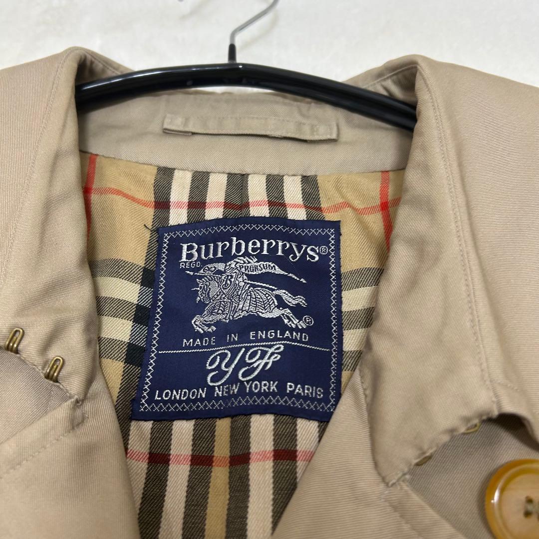 【美品】バーバリー トレンチコート ベージュ ロング丈 XL相当 ノバチェック