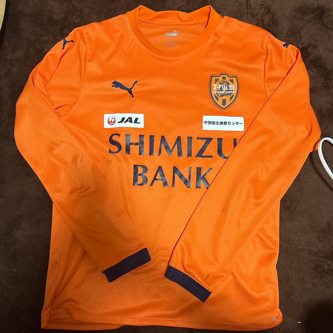 全*王様 清水エスパルス PUMA 長袖シャツ オレンジ
