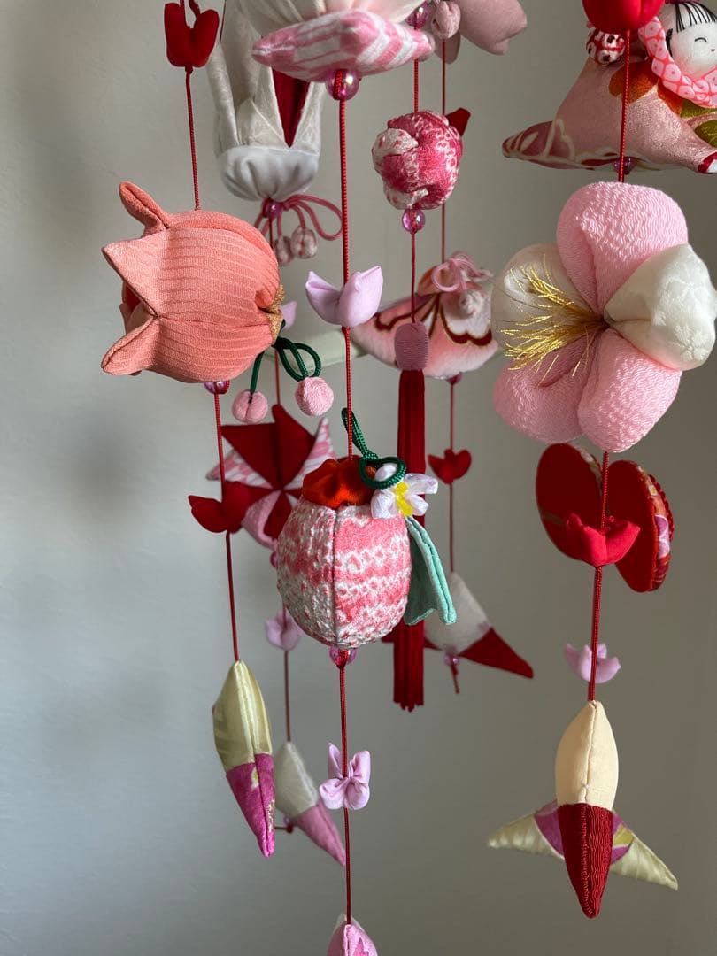 可愛いつるし雛　No.161 ・ひな祭り・桃の節句・正絹つるし飾り・おひなさま