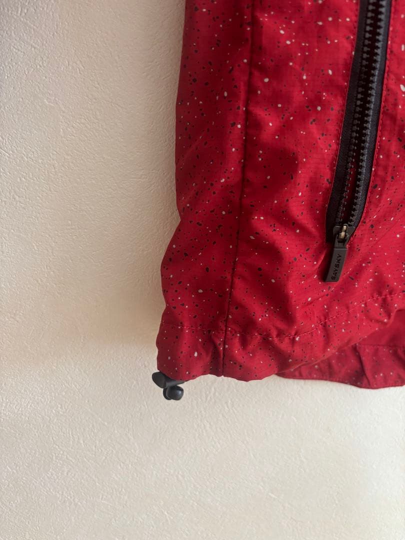 【SAYSKY】 赤 ウィンドブレーカー