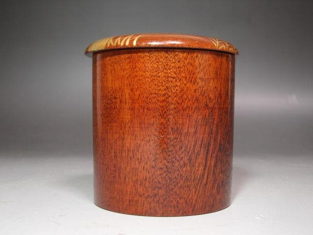 ★駒沢利斎　鵜飼　金輪寺　棗　表千家　十三代　即中斎の花押★x404