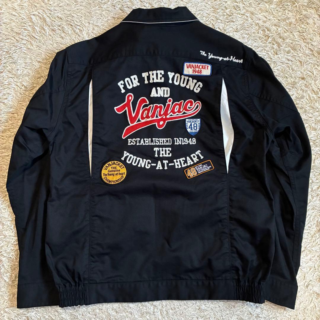 美品　VAN JAC ヴァンヂャケット ボーリングジャケット スイングトップ L