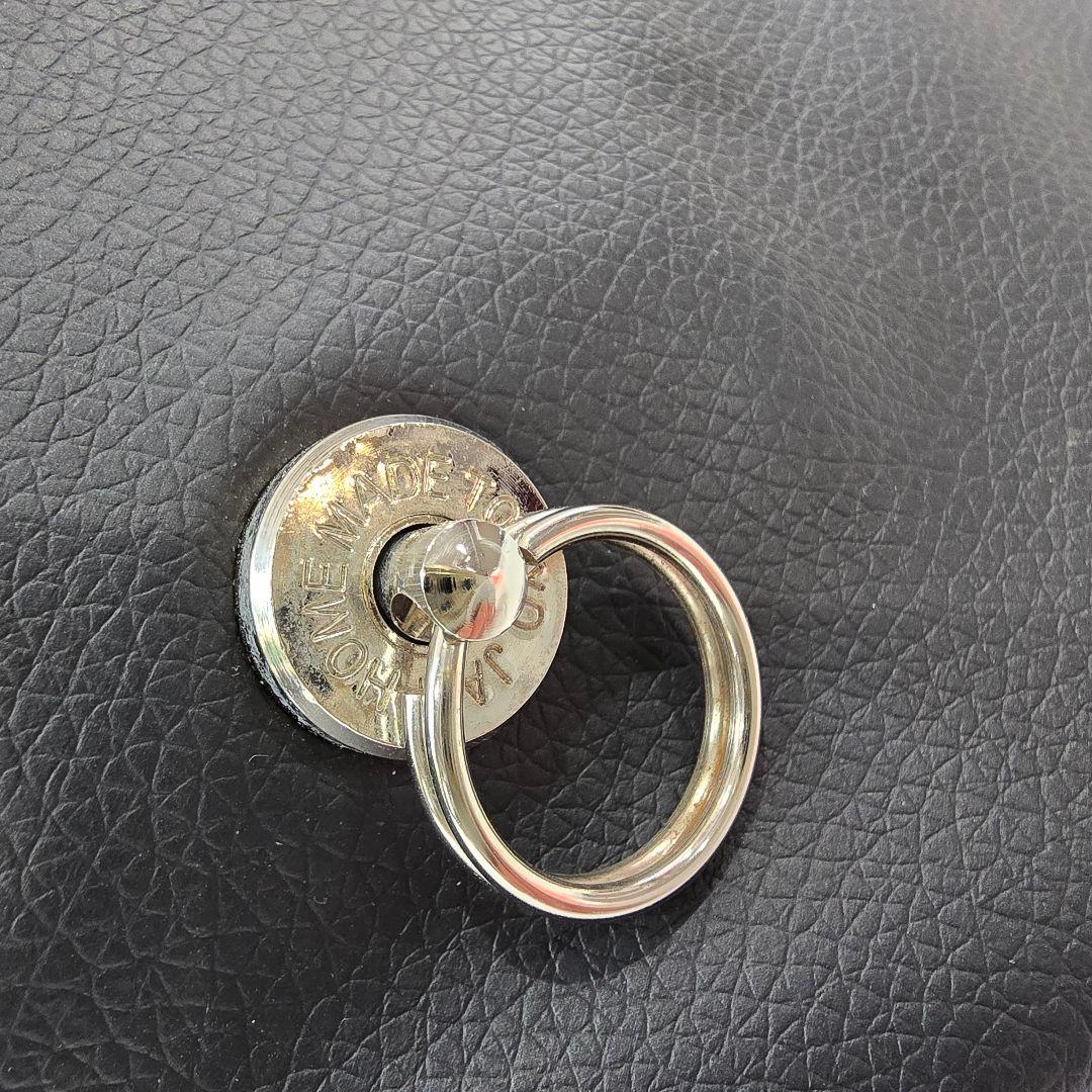 ジャムホームメイド　エシカルレザー シンプル ミニ ウエストポーチ