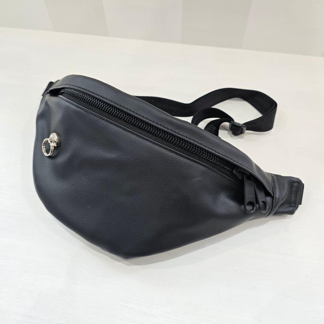 ジャムホームメイド　エシカルレザー シンプル ミニ ウエストポーチ