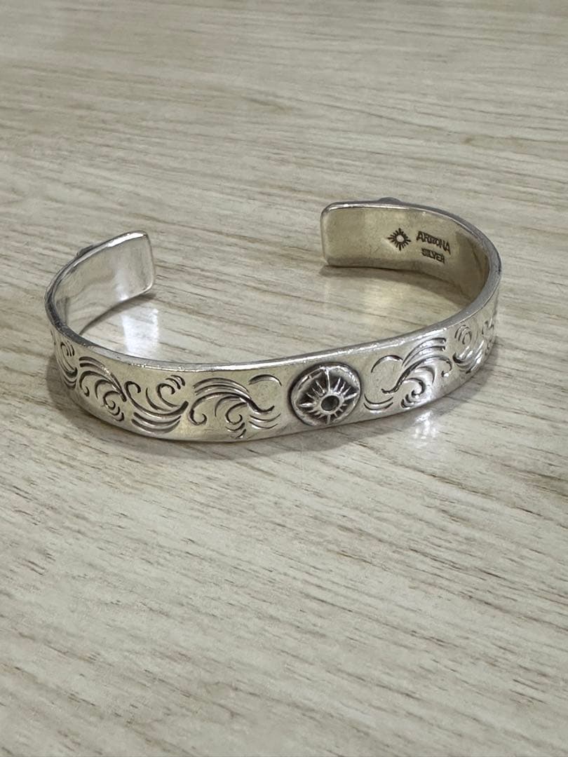 アリゾナフリーダム　Arizona freedom バングル　太陽神　シルバー