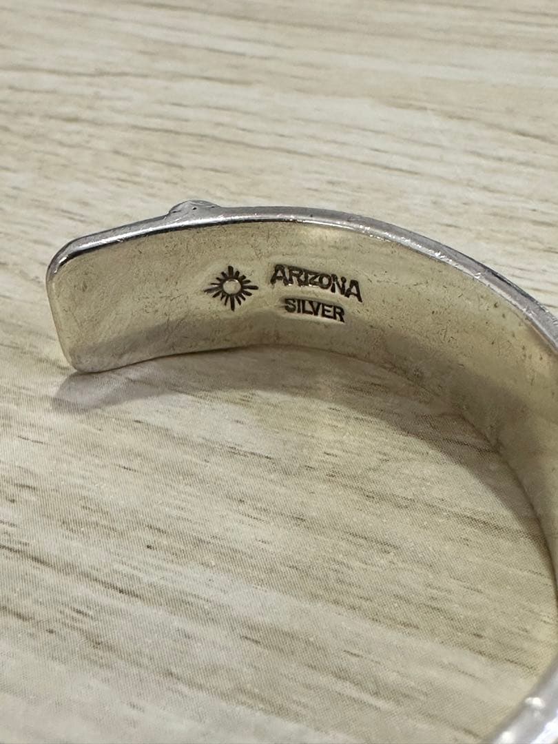 アリゾナフリーダム　Arizona freedom バングル　太陽神　シルバー