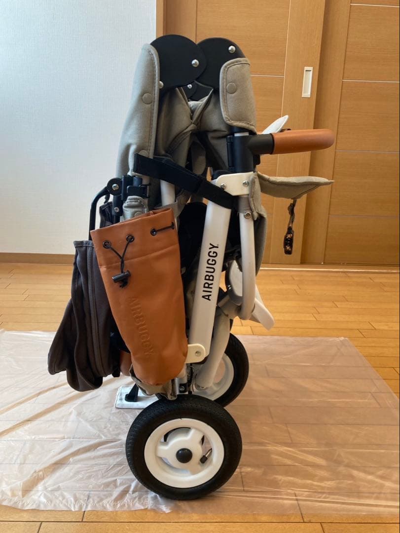 【ch@@oさま専用♡】 AIRBUGGYダブル（未使用レインカバー付）