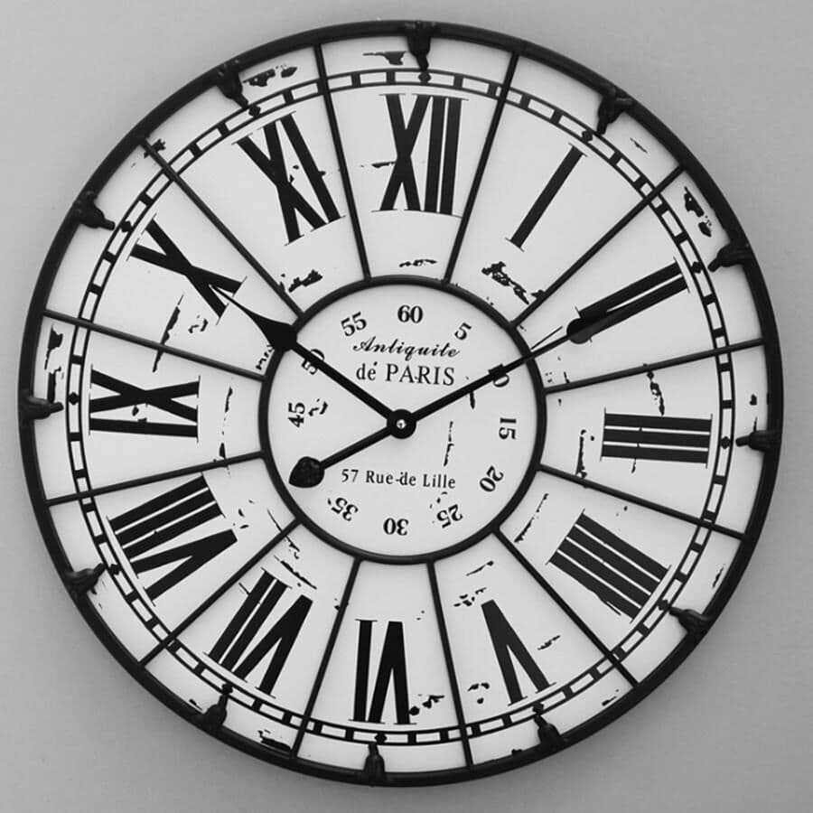 掛け時計 壁掛け時計　ビッグ掛け時計 おしゃれ ビンテージ レトロ　非電波