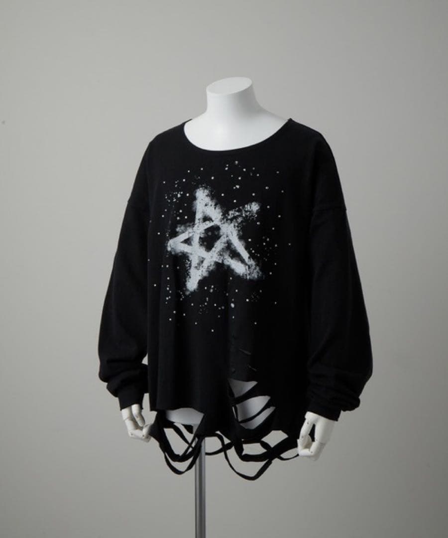 GRANCY 星グラフィック オーバーサイズTシャツ