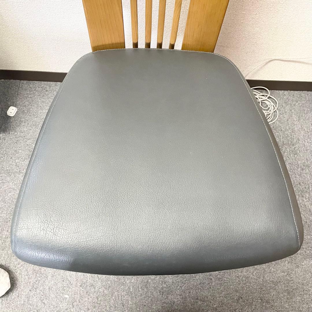 カリモク CD34モデル ダイニングチェア 合成皮革張 オーク材⑤ F