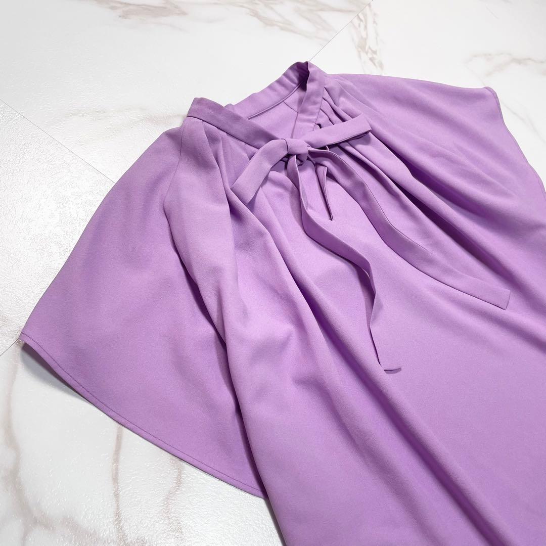 ADORE アドーア ライトジョーゼットボウタイブラウス フレンチスリーブ 近年