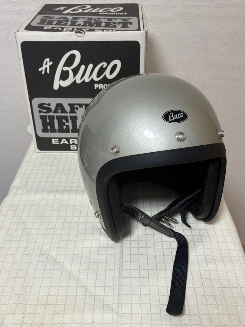 BUCO ヘルメット L トイズマッコイズ 水色タグ 箱付き