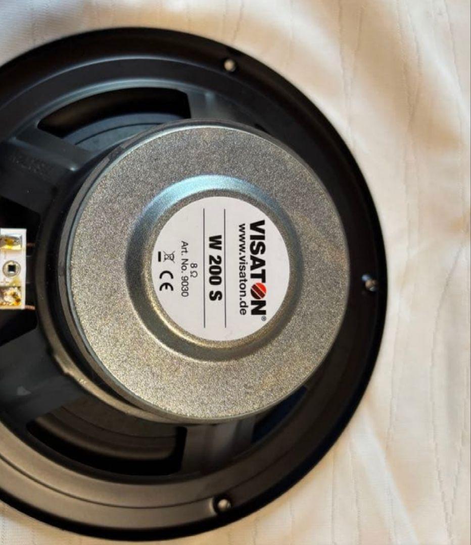 Visaton 20cm W200S＋D-50 バックロードホーンスピーカー