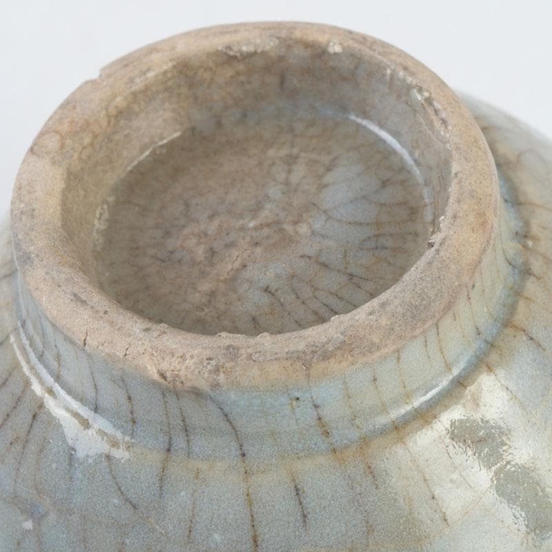 伊万里焼　古伊万里　染付　花文　油壷　小壷　V　9708