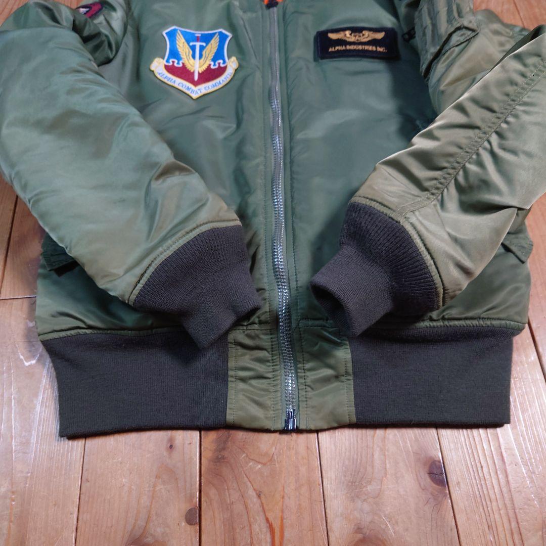 アルファインダストリーズ　MA-1フライトジャケット ワッペンsize L