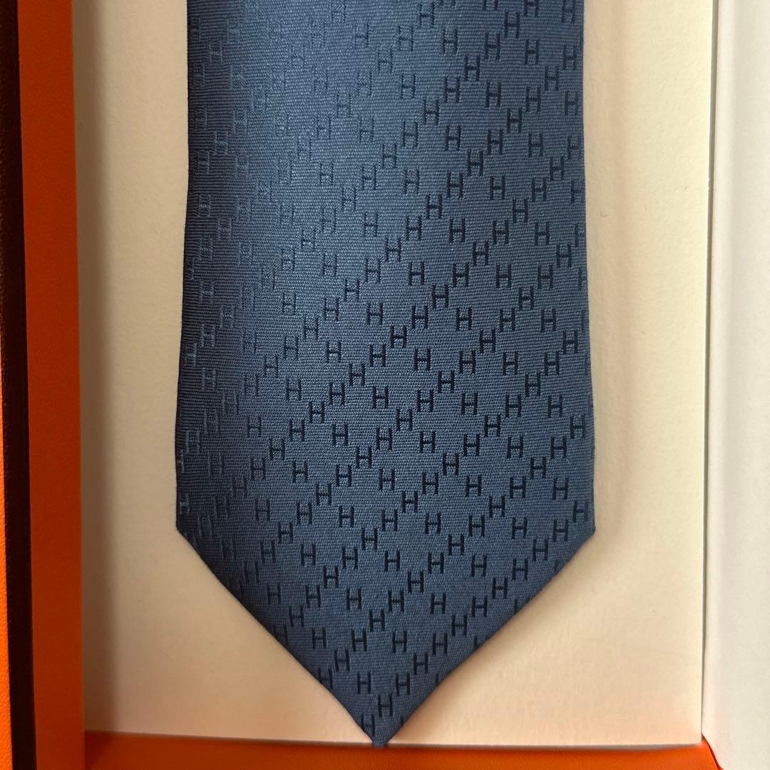 専用です。　エルメス ネクタイ H織りタイ 7 cm 《ニューH》 新品 未使用