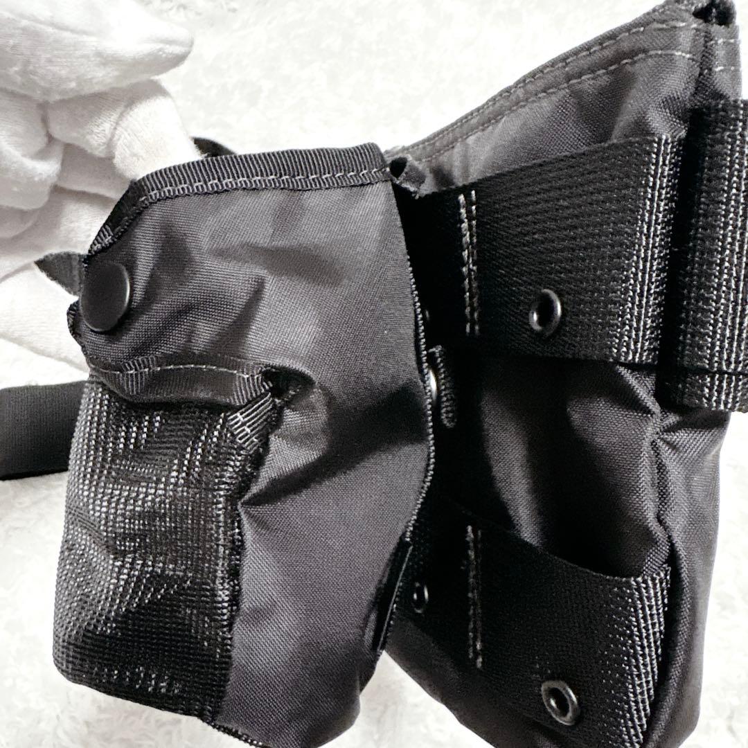 【未使用級】PORTER ALL ウエストバッグ 502-05961 ブラック
