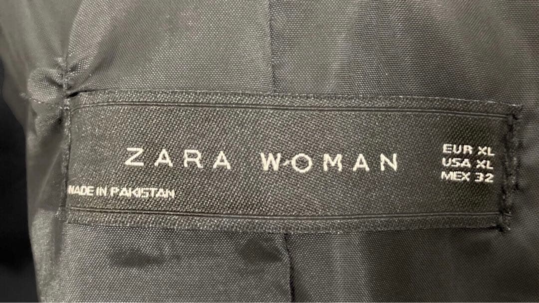 ザラウーマン ラムレザー ダブルライダースジャケット ブラック 本革 XL