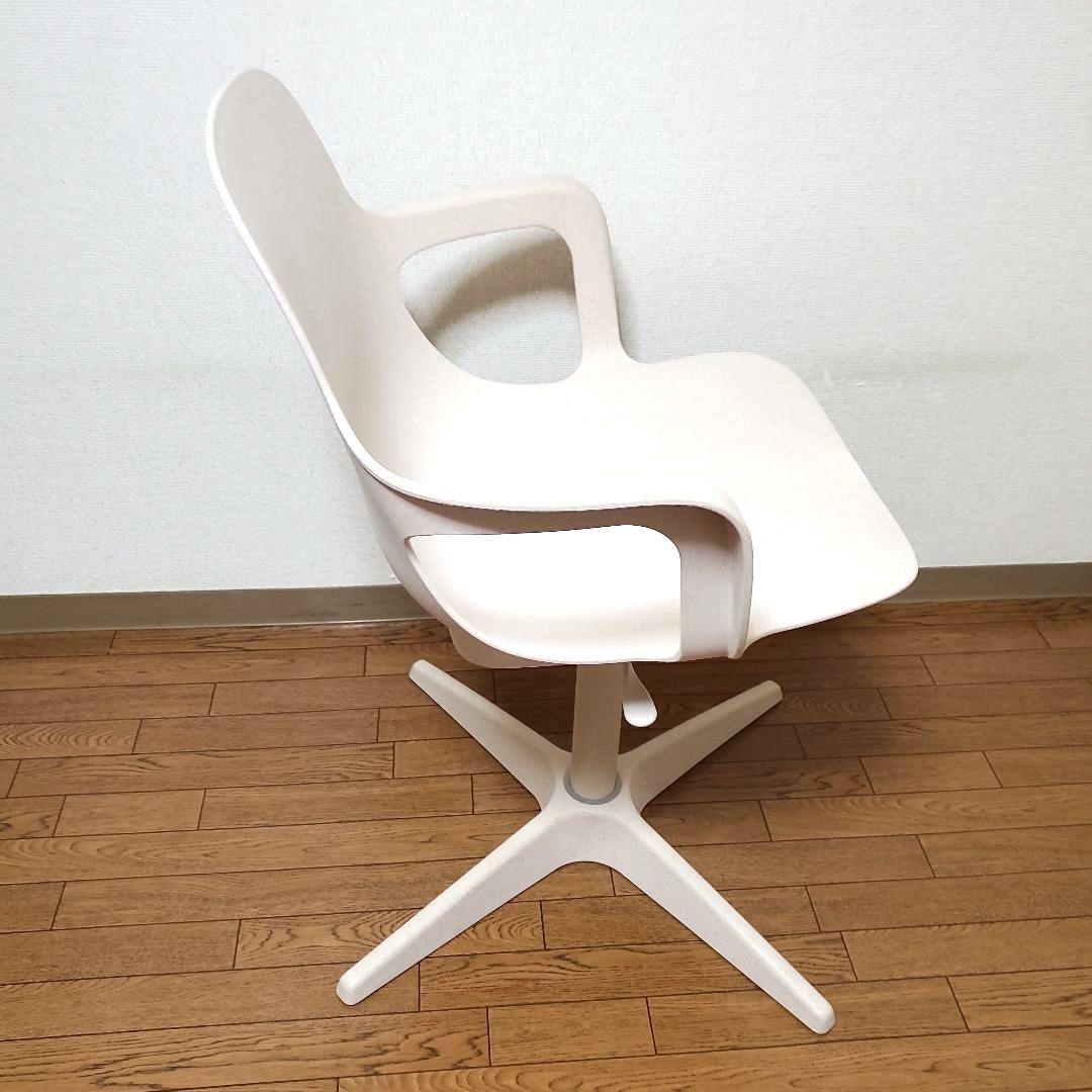 IKEA ODGER オドゲル 回転チェア ホワイトベージュ ダイニングチェア