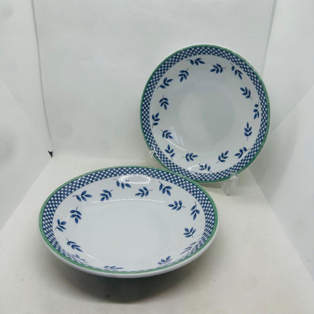 専用　ビレロイ&ボッホ 23㎝ 4枚 ゴブレット　ピーナツプレートペア