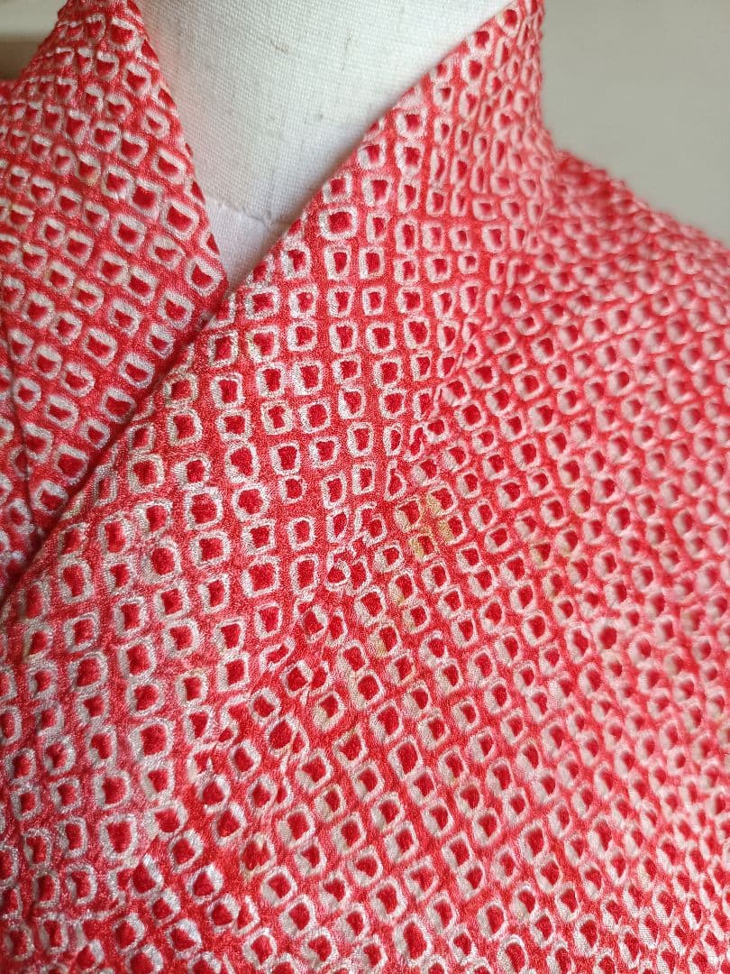 総絞り☆刺繍☆絹☆3歳着物☆七五三