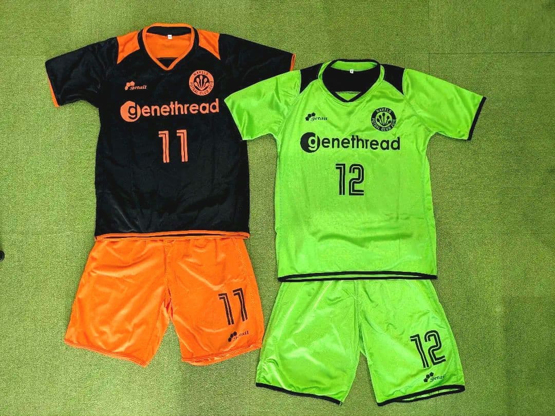 【チーム対応12枚】ジュニア　サッカー　フットサル　ユニ　150/S　オリジナル