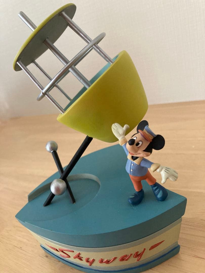 未使用　ディズニーランド　ミッキーマウス スカイウェイ　置き物　希少