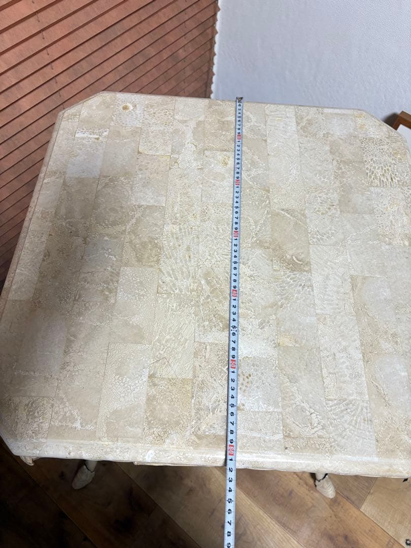 大理石　アイアン　マーブルテーブル　コーヒーテーブル　センターテーブル　イタリ