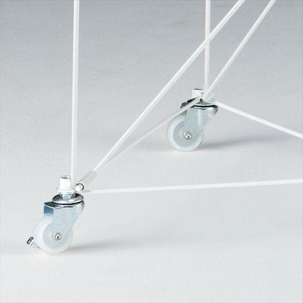 新品■簡単ネットワゴン90cm白色キャスター付ディスプレイ催事SALE販売業務用