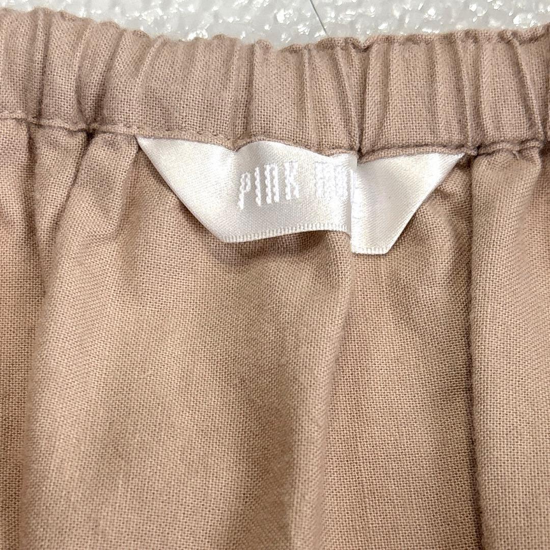 極美品】ピンクハウス　ピコフリル　ロングスカート ティアード　レース　ベージュ