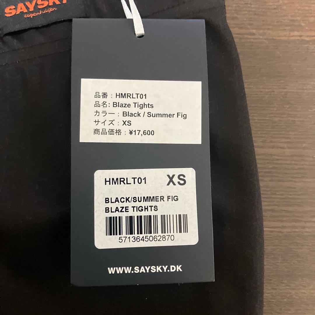 《新品》　SAYSKY セイスカイ ランニングパンツ　ロングタイツ　XS