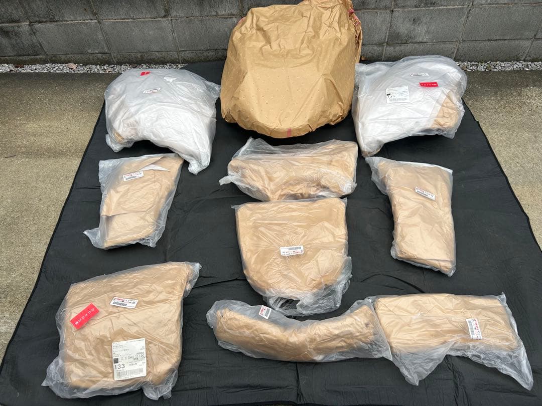 ひ〜太郎　未使用外装カウルパーツ10点セット ダークグレーメタリック