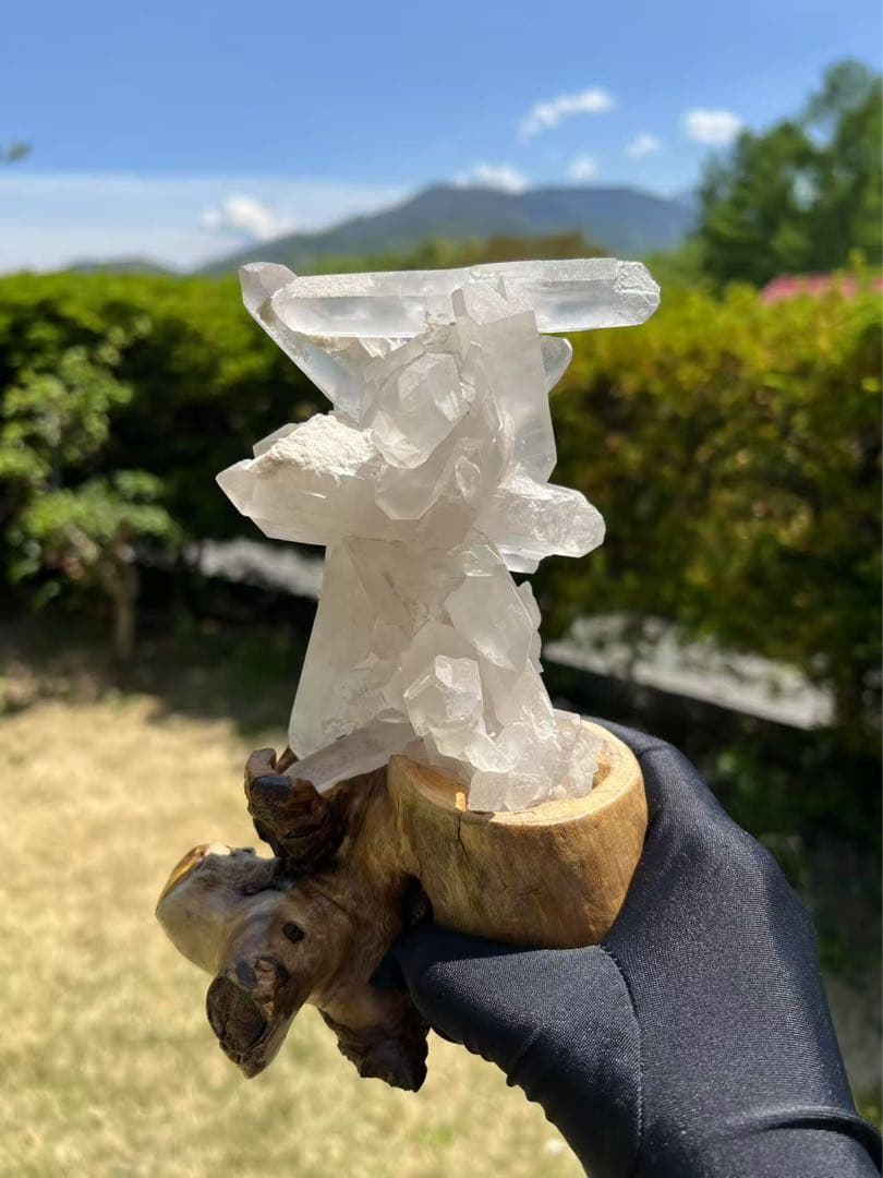 A775 マダガスカル産　水晶クラスター